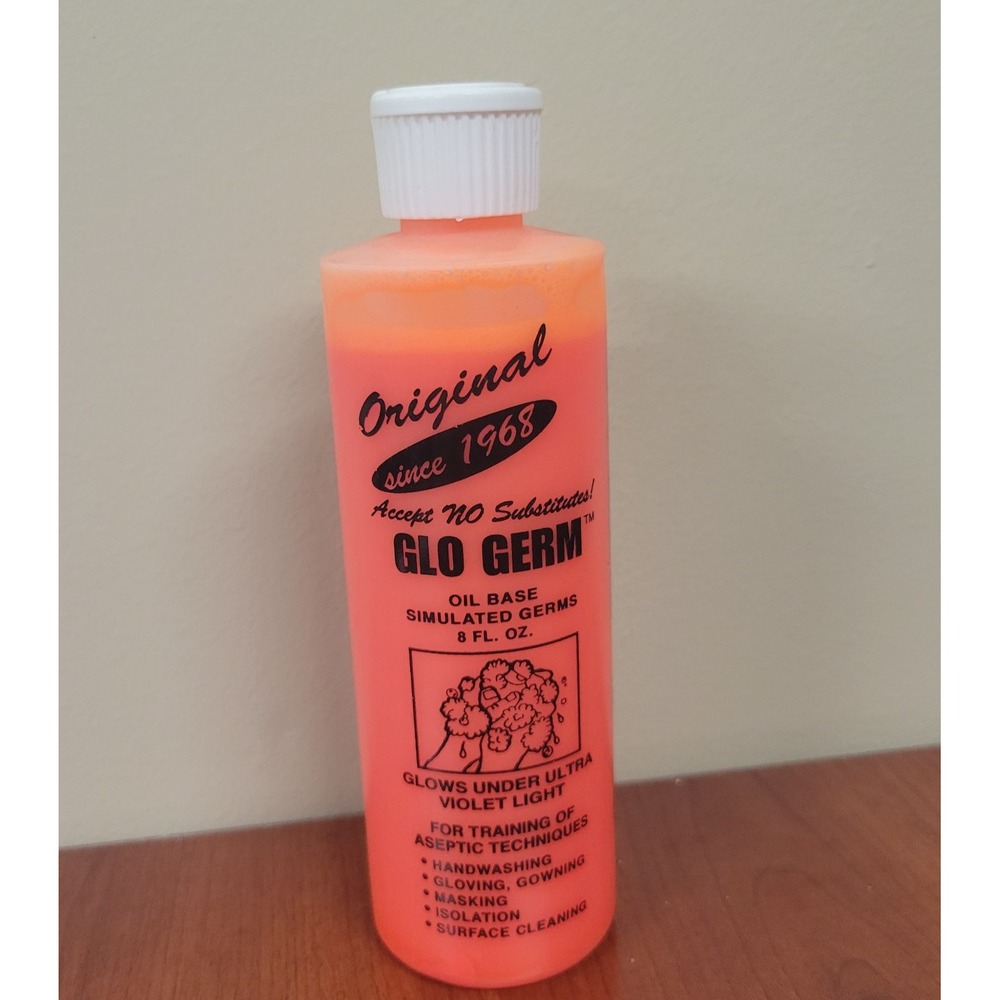Glo Germ Orange Oil Based Handwashing Training 8 fl oz Non-Toxic‎